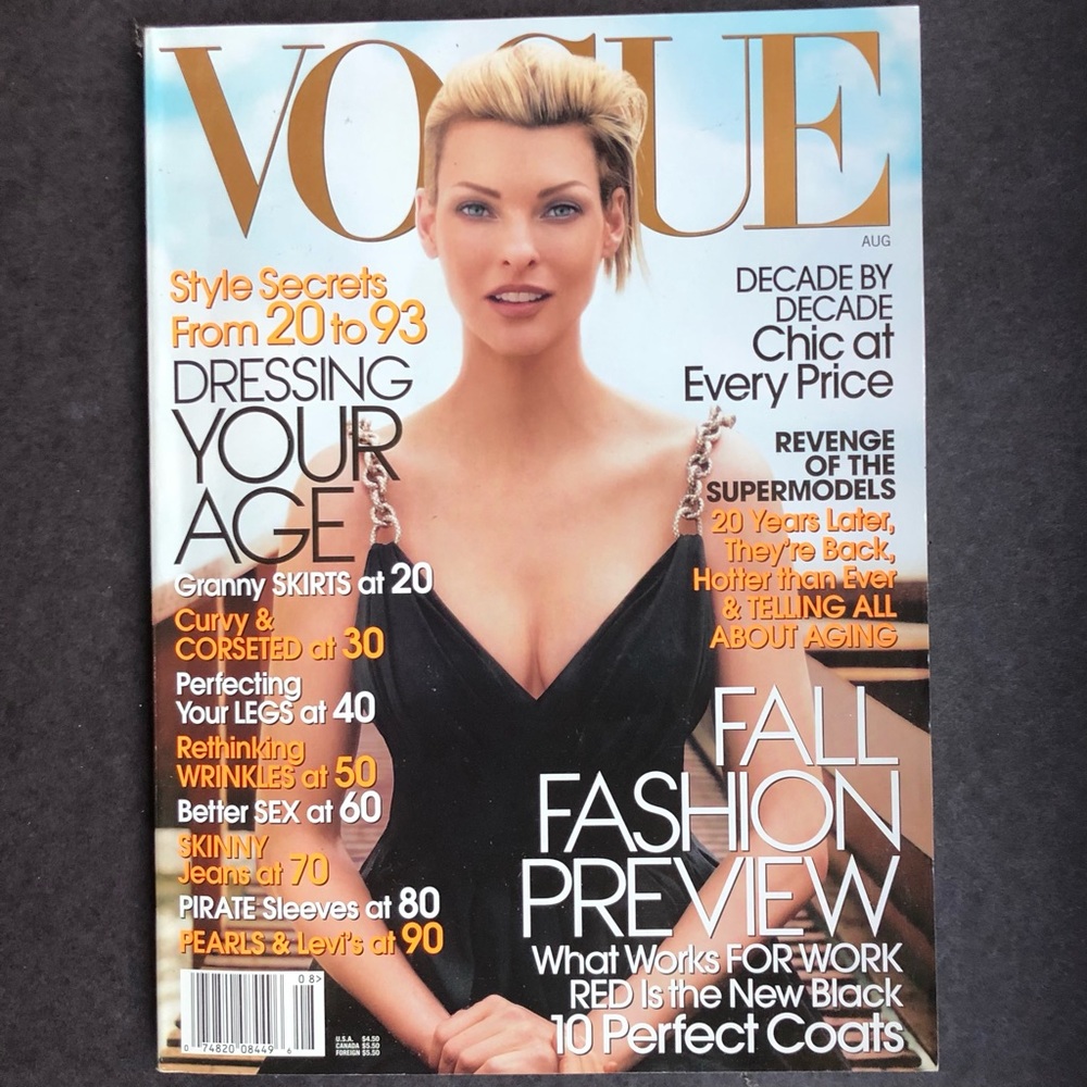 DISCOUNTED for collage purposes VOGUE 🇺🇸 Aug 06
